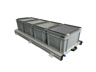 Aluminium schuifplateau's