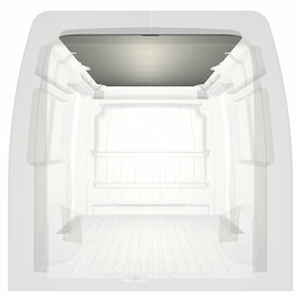 Dakbekleding laadruimte in polypropyleen