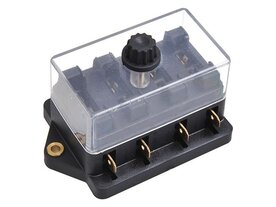Porte fusibles 12V pour 4 fusibles