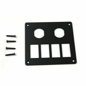 Bevestigingsplaat voor 12 V inbouwmodules - 6 posities