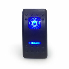 Interrupteur 12 V avec LED - carr&eacute;