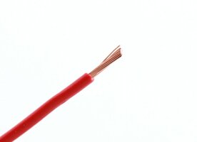 Aansluitkabel soepel rood 1,5 mm2 - per 1 meter