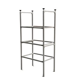 Opbergsysteem camper met 3 plateaus