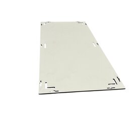 Bovenplaat in wit Global volkern kunststof 