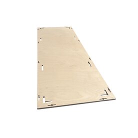 Bovenplaat 121 x 41 cm in 9 mm multilaag berk