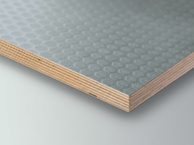 Plancher gris  9 mm hexafloor 170g avec couche de f&eacute;nol