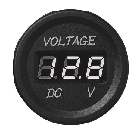 Voltmeter inbouw 6-30 V