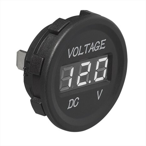 Voltmeter inbouw 6-30 V