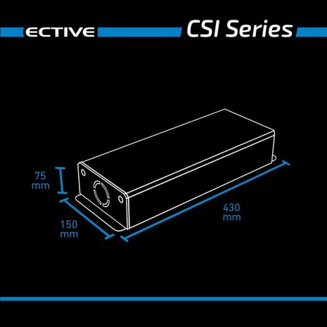 Ective CSI 10 convertisseur/chargeur 1000 W - 10A