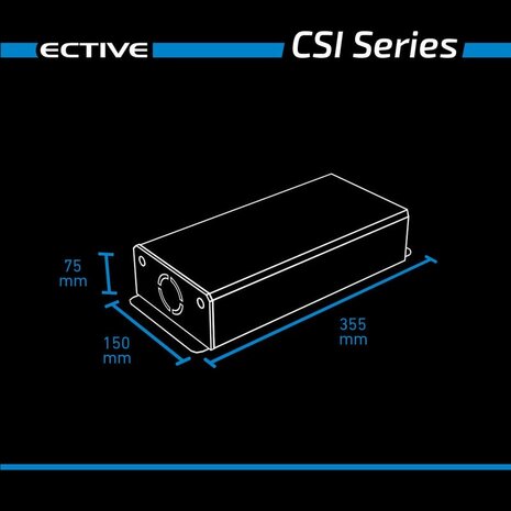 Ective CSI 5 convertisseur/chargeur 500 W - 10A