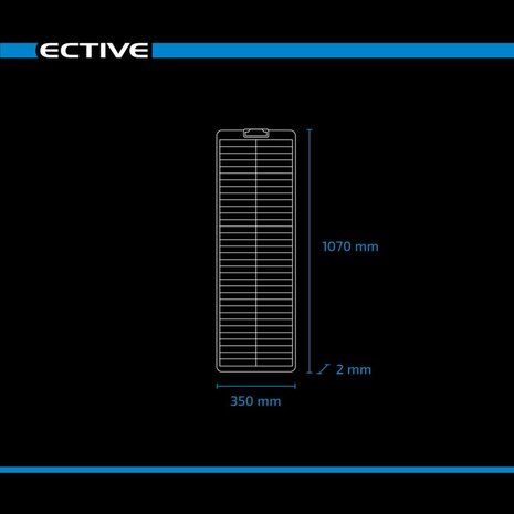 Flexibel zonnepaneel Ective 60W