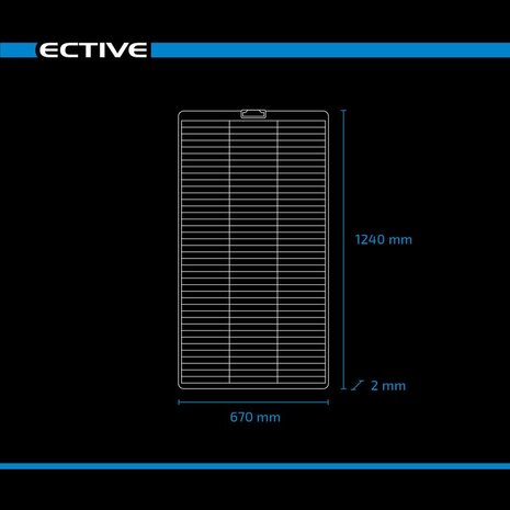 Panneau solaire flexible Ective 150W