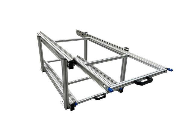 Montageframe voor dubbele schuifplateau 80/90 cm