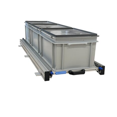 Schuifplateau aluminium voor camper 120x30 cm