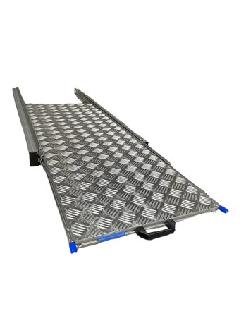 Schuifplateau aluminium voor camper 120x40 cm met aluminium traanplaat