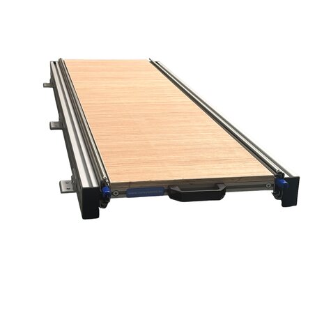 Plateau coullissant 120x30 cm pour camping car avec plancher multiplex 12 mm