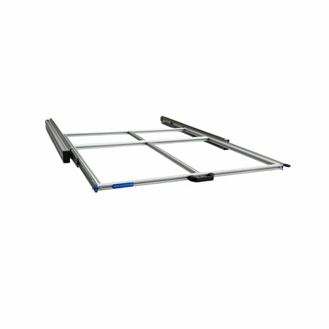 Schuifplateau aluminium voor camper 90x80 cm