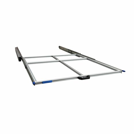 Schuifplateau aluminium voor camper 90x80 cm