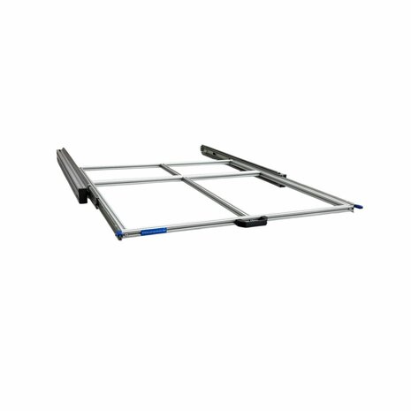 Schuifplateau aluminium voor camper 120x80 cm