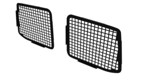 Rooster achterdeuren bovenzijde gepoedercoat staal