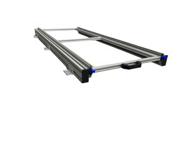 Schuifplateau aluminium voor camper 120x40 cm