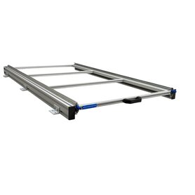 Schuifplateau aluminium voor camper 120x60 cm