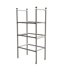 Opbergsysteem camper met 3 plateaus