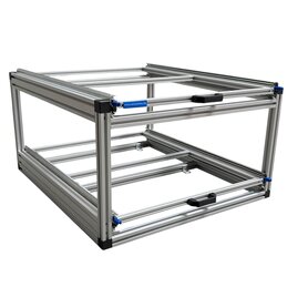 Schuifplateau dubbel 80x60 cm zonder bakken