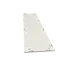 Bovenplaat 121 x 31 cm in wit Global volkern kunststof 6 mm